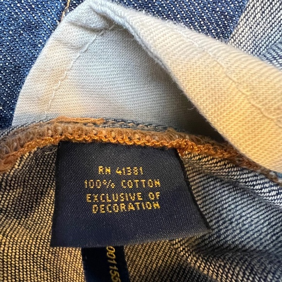 Polo Ralph Lauren mini Denim Shift Dress - Picture 9 of 9